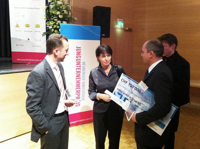2011 erhielt Agile Wind Power den "Heuberger Winterthur Jungunternehmerpreis", den höchst dotierten Startup-Preis in der Schweiz.