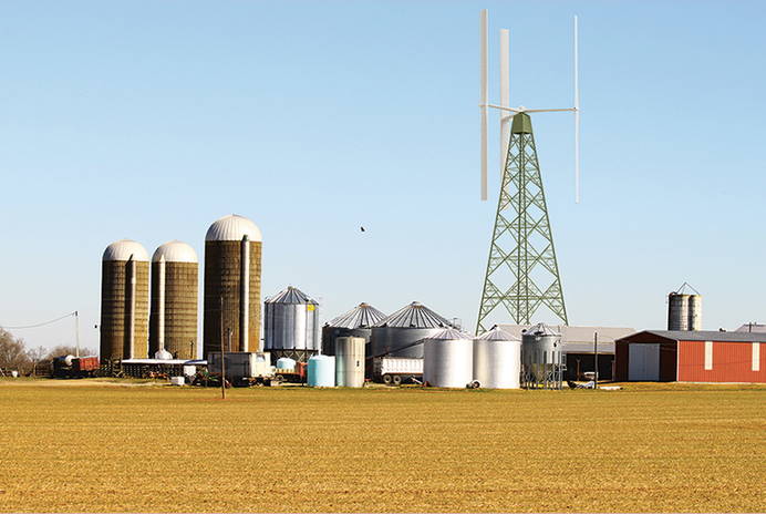 Vertical Sky für die Agrikultur