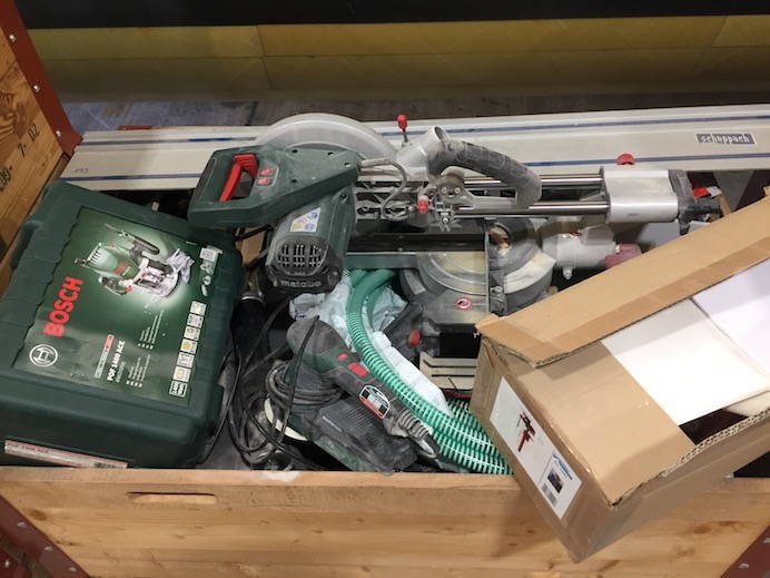 Electrical equipment - with the same amount of socket adapters for German - hopefully.